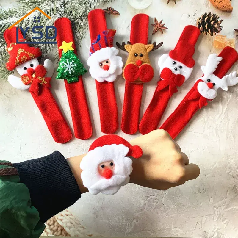 クリスマス拍手リングブレスレット