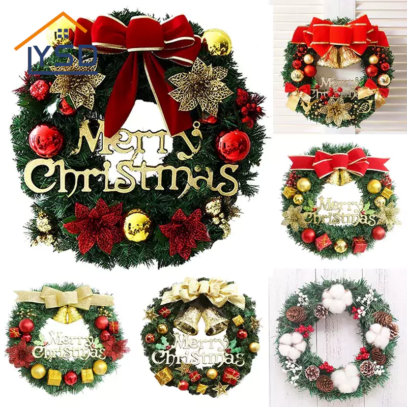 クリスマスの花輪