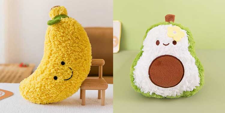 Fruit plush toy China