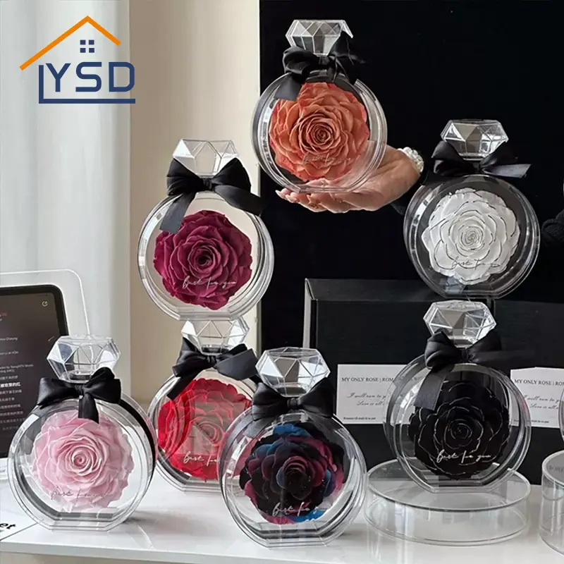 プリザーブドフラワー香水瓶