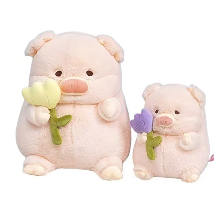 チューリップぶたのぬいぐるみ